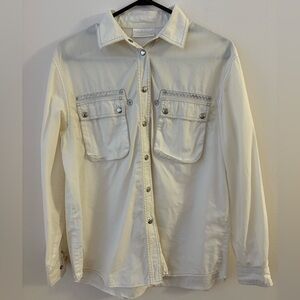 RoccoBarocco white Button-Up Shirt